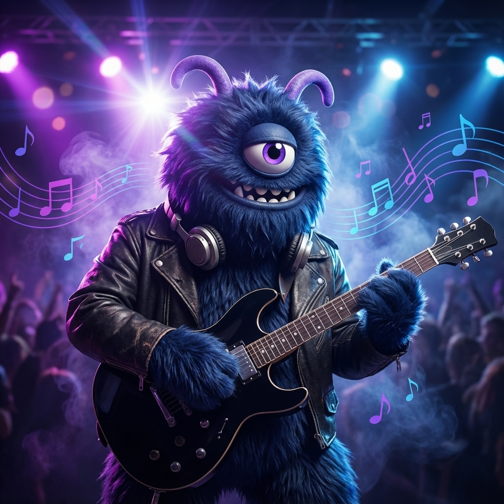 Música trivia mascot